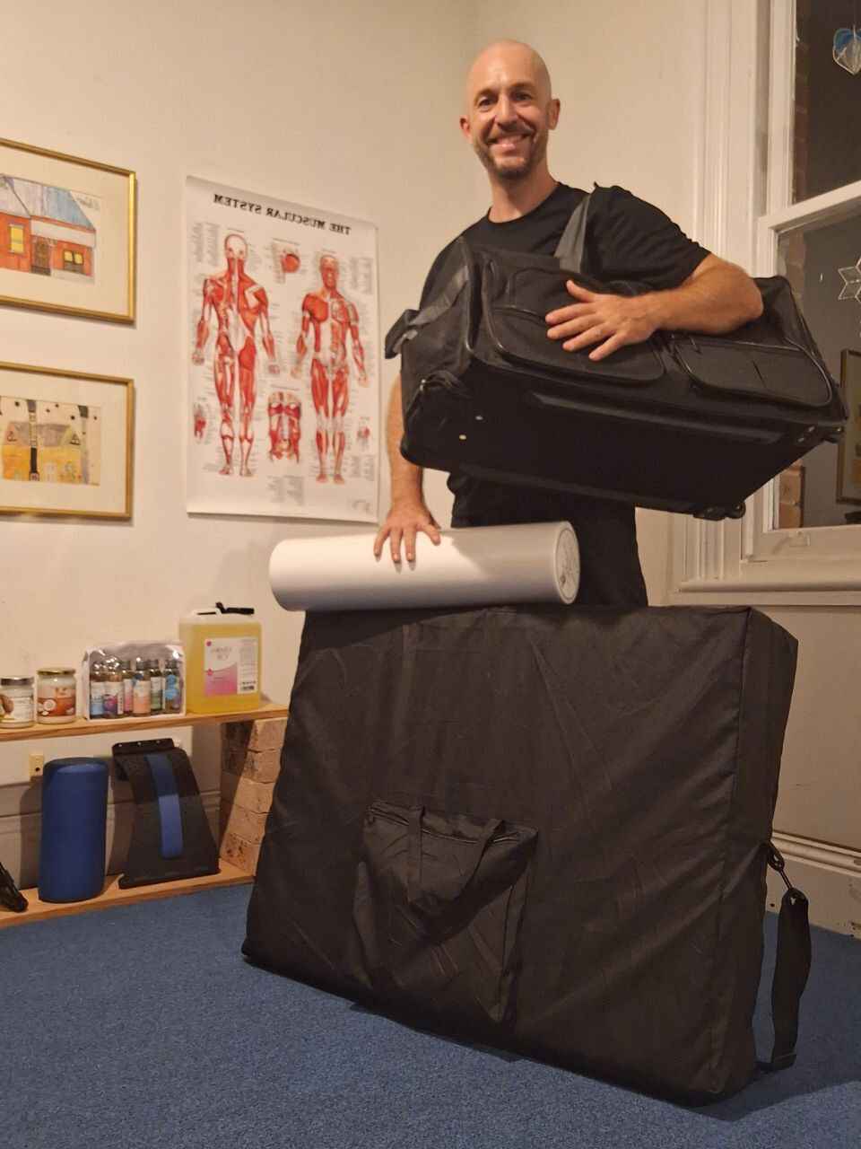 Mick Holmes working with movement and remedial massage